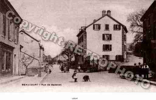 Ville de BEAUCOURT Carte postale ancienne